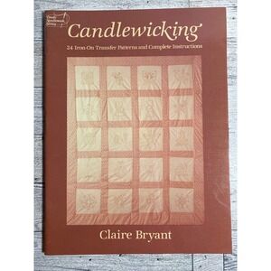 Candlewicking Claire Bryant 24 Iron-On Transfer Patterns Instructions 1983 Dover
